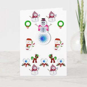 Festiva Tarjeta de felicitación para navidades