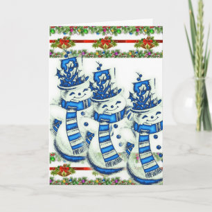 Festiva Tarjeta de felicitación para navidades