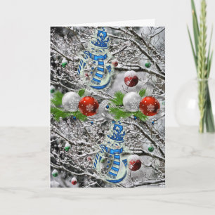 Festiva Tarjeta de felicitación para navidades