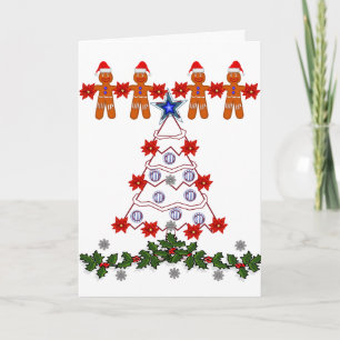 Festiva Tarjeta de felicitación para navidades