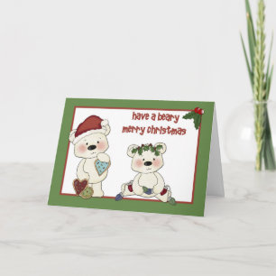 Festiva Tarjeta de felicitación para Navidades