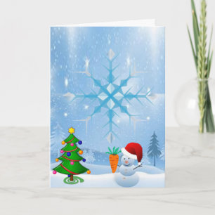 Festiva Tarjeta de felicitación para navidades