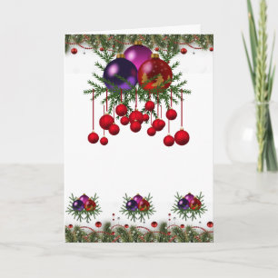 Festiva Tarjeta de felicitación para navidades