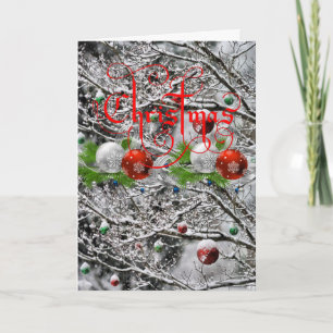 Festiva Tarjeta de felicitación para navidades
