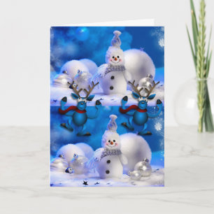 Festiva Tarjeta de felicitación para navidades