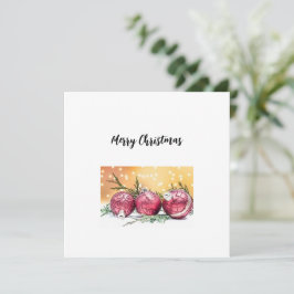 Festiva Tarjeta de felicitación para navidades