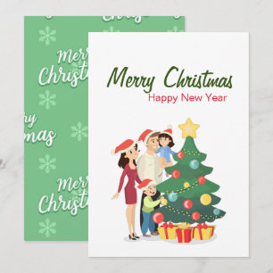 Festiva Tarjeta de felicitación para navidades