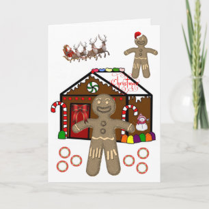 Festiva Tarjeta de felicitación para navidades
