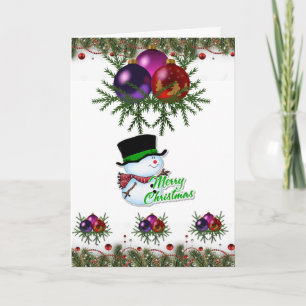 Festiva Tarjeta de felicitación para navidades
