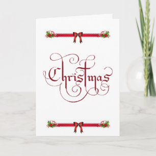 Festiva Tarjeta de felicitación para navidades