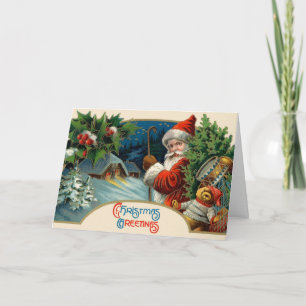 Festiva Tarjeta de felicitación para navidades