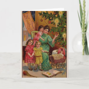 Festiva Tarjeta de felicitación para Navidades alemanes de