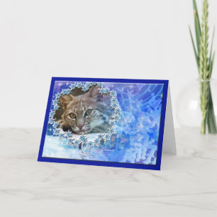 Festiva Tarjeta de felicitación para Navidades Bobcat