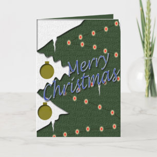 Festiva Tarjeta de felicitación para Navidades de personal