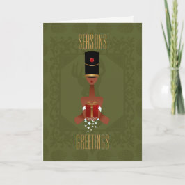 Festiva Tarjeta de felicitación para Navidades de regalo d