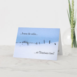 Festiva Tarjeta de felicitación para Navidades de todo el