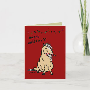 Festiva Tarjeta de felicitación para Navidades de vacacion