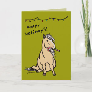 Festiva Tarjeta de felicitación para Navidades de vacacion