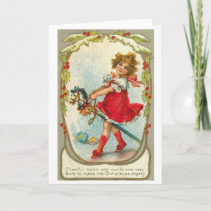 Festiva Tarjeta de felicitación para Navidades de Victoria