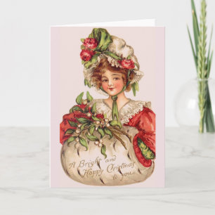 Festiva Tarjeta de felicitación para Navidades de Victoria