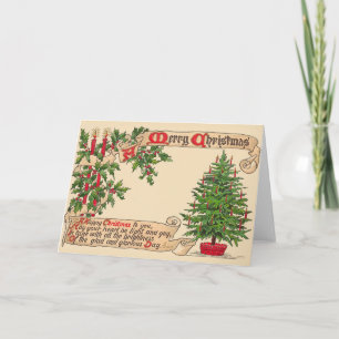 Festiva Tarjeta de felicitación para Navidades de Victoria