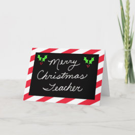 Festiva Tarjeta de felicitación para navidades para profes