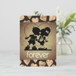 Festiva Tarjeta de felicitación para novia o novio para si
