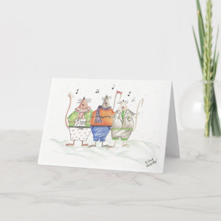 Festiva Tarjeta de felicitación para ratones de carga