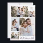 Festiva Tarjeta de Felicitación para Recién Casados con 5<br><div class="desc">Celebre la calidez de la temporada con nuestra Tarjeta de Felicitación de Navidad con Collage de 5 Fotos de la Familia "Recuerdos Alegres". Esta tarjeta cuidadosamente diseñada es la forma perfecta de compartir su espíritu festivo y crear recuerdos duraderos con sus seres queridos.</div>
