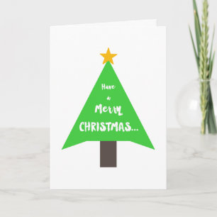 Festiva Tarjeta de felicitación pasiva y agresiva para nav
