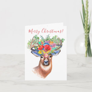 Festiva Tarjeta de felicitación personalizada de Feliz Nav