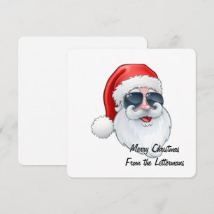 Festiva Tarjeta de felicitación personalizada de Feliz Nav