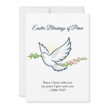 Tarjeta de felicitación personalizada de Pascua co
