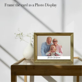 Festiva Tarjeta de felicitación personalizada del Día de l