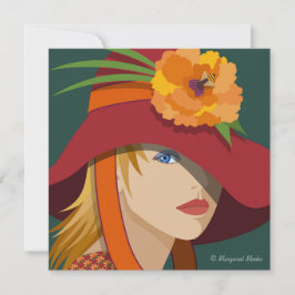 Festiva Tarjeta de felicitación plana