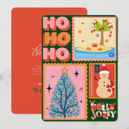 Festiva Tarjeta de felicitación plana de Navidades de Have