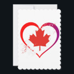 Festiva Tarjeta de felicitación plana del Día de Canadá<br><div class="desc">¡Muestra tu patriotismo con este patrón llamativo! Es una forma divertida y divertida de vestir la decoración, los regalos, las prendas de vestir y los objetos domésticos para la ocasión. Visita mi tienda para ver más artículos de patrón e ideas de regalo, o combina artículos para crear un interesante paquete...</div>