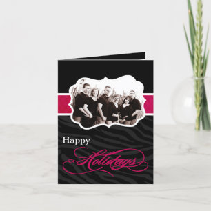 Festiva tarjeta de felicitación PLEGABLE personalizada 5x7