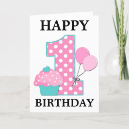 Festiva Tarjeta de felicitación por cumpleaños