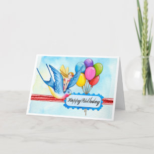 Festiva Tarjeta de felicitación por cumpleaños