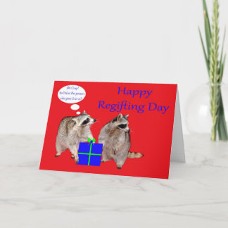 Festiva Tarjeta de felicitación por día de registro