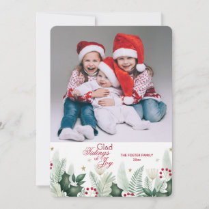 Festiva Tarjeta de felicitación por foto de espíritu de va
