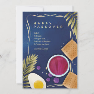 Festiva Tarjeta de felicitación por pasaje feliz