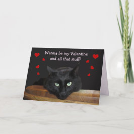 Festiva Tarjeta de felicitación "Quiero ser mi San Valentí