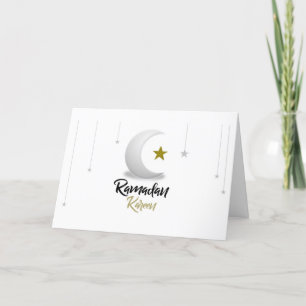 Festiva Tarjeta de felicitación Ramadan Kareem