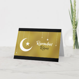 Festiva Tarjeta de felicitación Ramadan Kareem