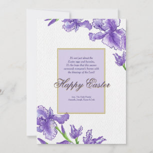 Festiva Tarjeta de felicitación real de Pascua