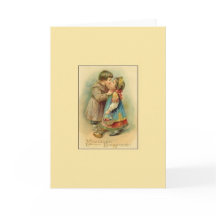 Tarjeta de felicitación ucraniana/rusa de pascua v