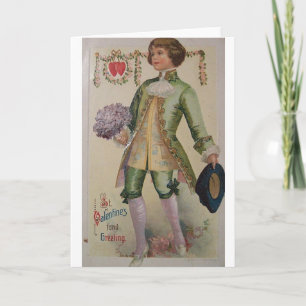 Festiva Tarjeta de felicitación Victorian St. El día de Sa
