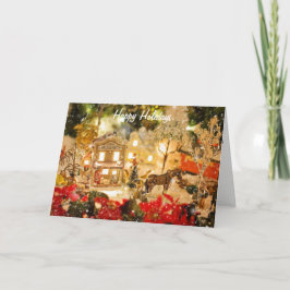 Festiva Tarjeta de felicitación Wonderland para navidades